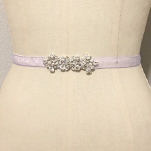 Embellished Belt with organza sash